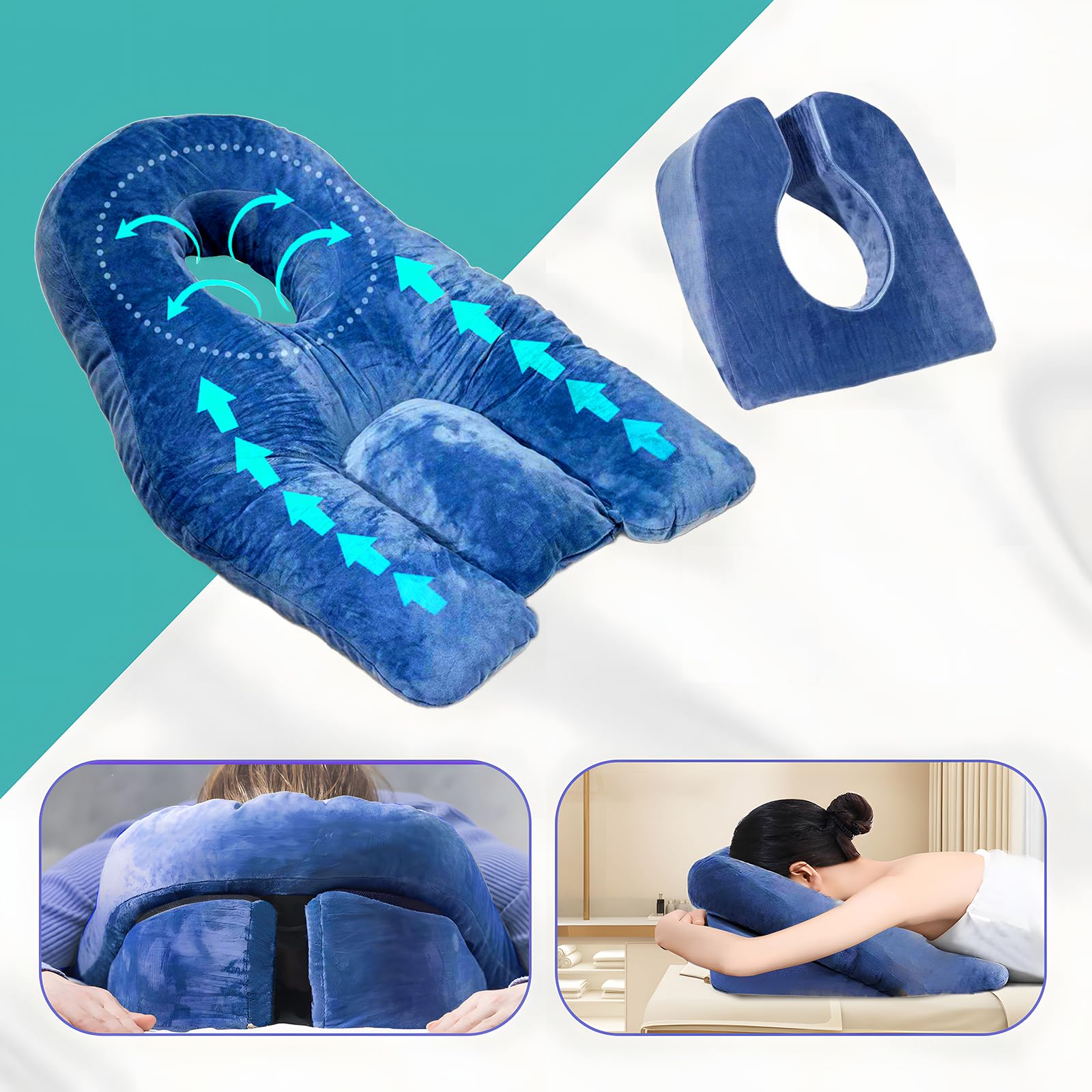 Amazon.co.jp: Face Down Pillow for Sleeping Use in Prone Position